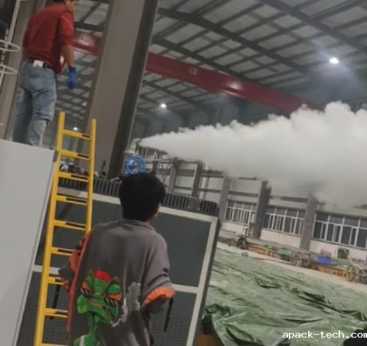 360kw蒸汽发生器设备助力筑必达建筑企业