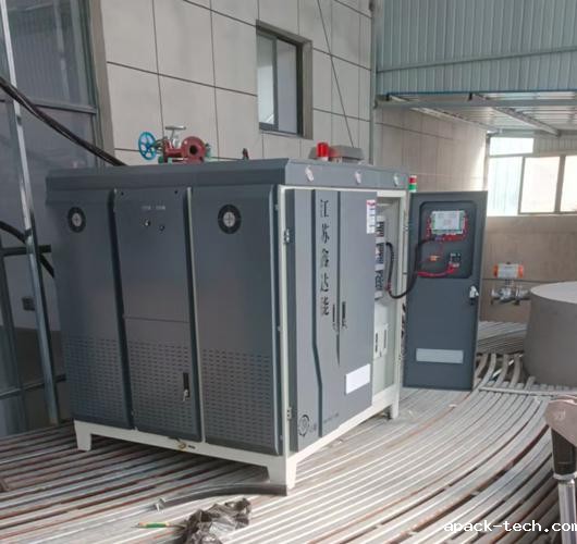 432kw蒸汽发生器用于纺织厂高温煮纱
