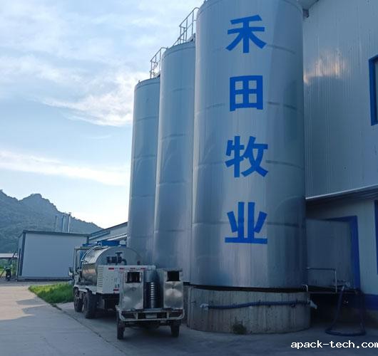 三台500公斤蒸汽发生器用于奶牛加工厂