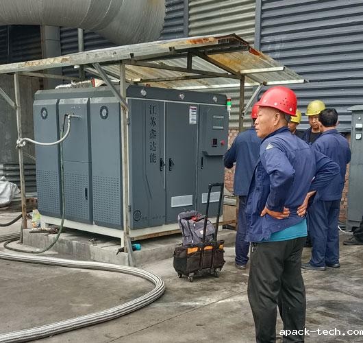 360kw电加热蒸汽发生器用于锂电池生产